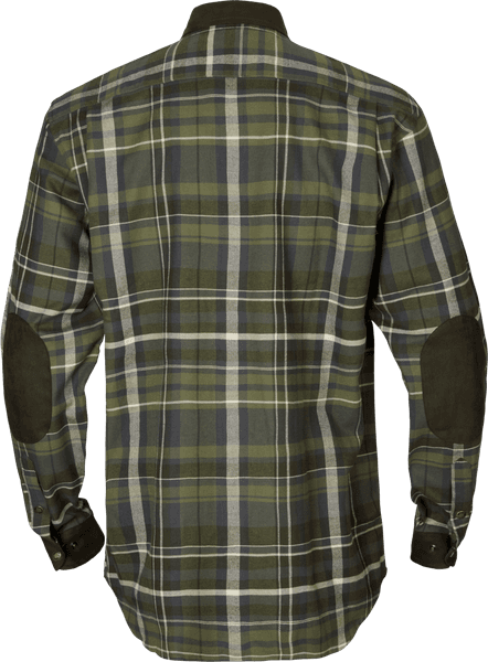Pajala Skjorta flanellipaita, Olive Check, view: 1