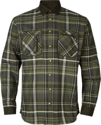 Pajala Skjorta flanellipaita, Olive Check - view: 0