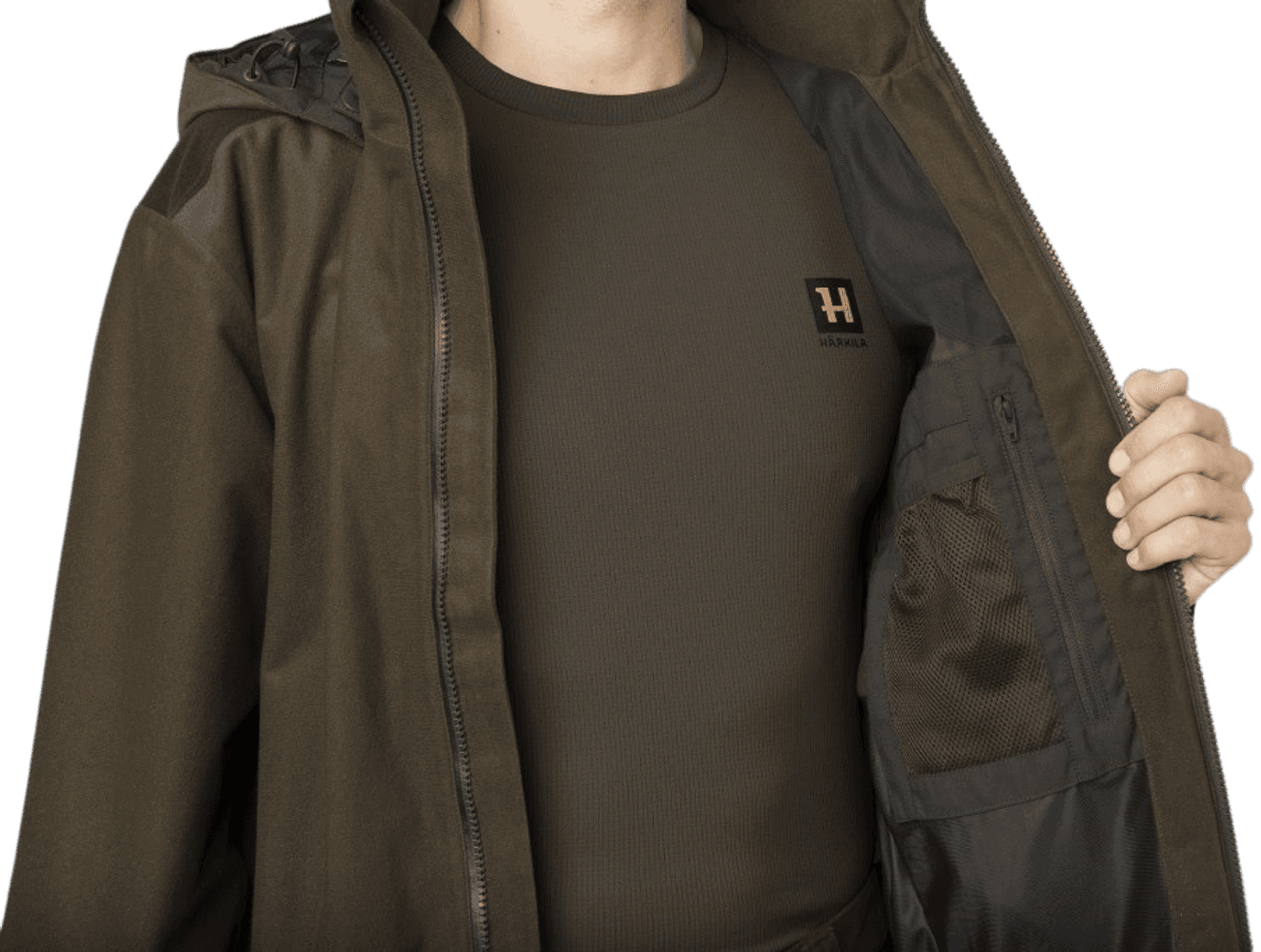 Forest Hunter GTX Jacket metsästystakki, Hunting Green/Shadow Brown, view: 5