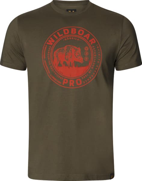 Wildboar T-shirt paita, Willow Green, view: 0