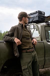 Nature S/S T-Shirt t-paita, tummanvihreä - view: 3