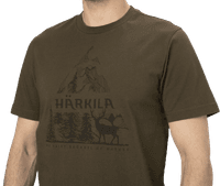 Nature S/S T-Shirt t-paita, tummanvihreä - view: 2