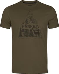 Nature S/S T-Shirt t-paita, tummanvihreä - view: 0