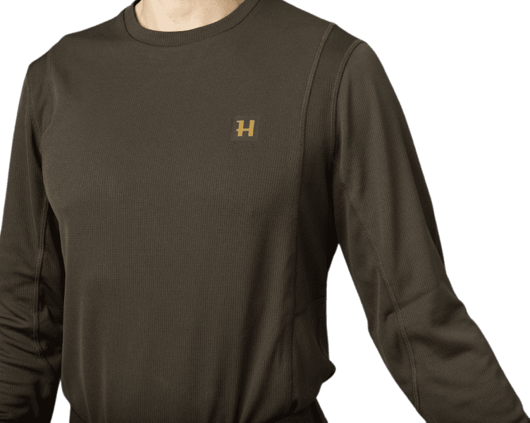 Forest Hunter L/S T-Shirt t-paita, Hunting Green/Shadow Brown, view: 2