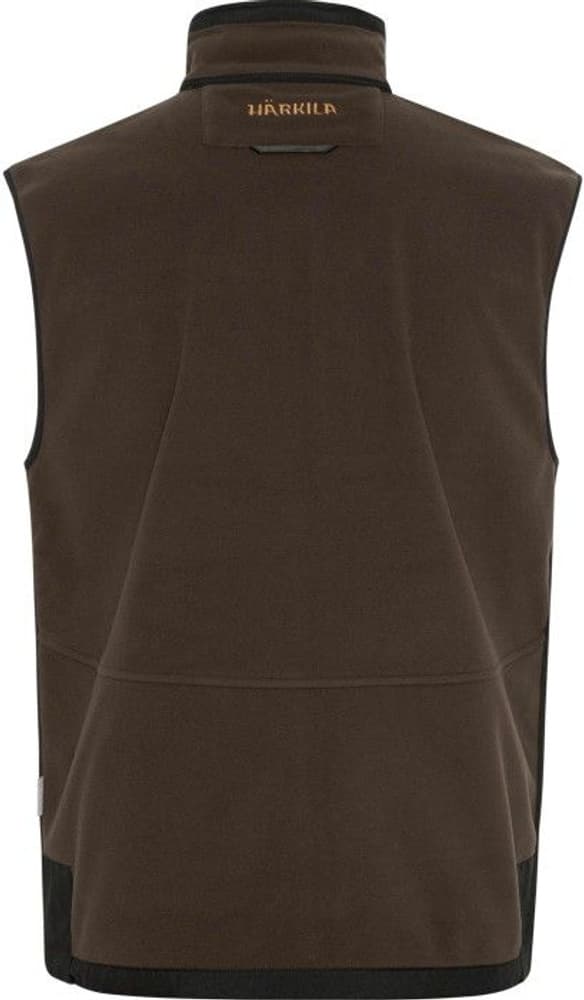 Kamko Fleece Vest liivi, ruskea/punainen, view: 1