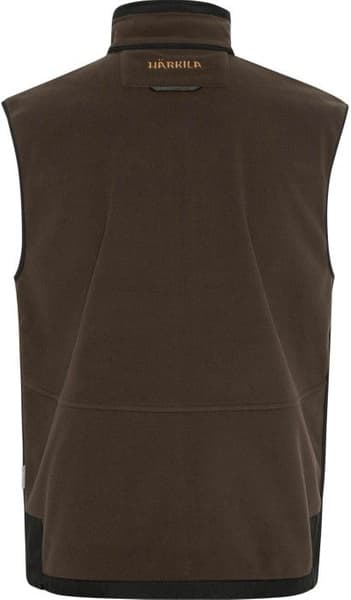 Kamko Fleece Vest liivi, ruskea/punainen, view: 1