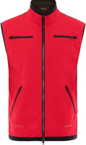 Kamko Fleece Vest liivi, ruskea/punainen, view: 2