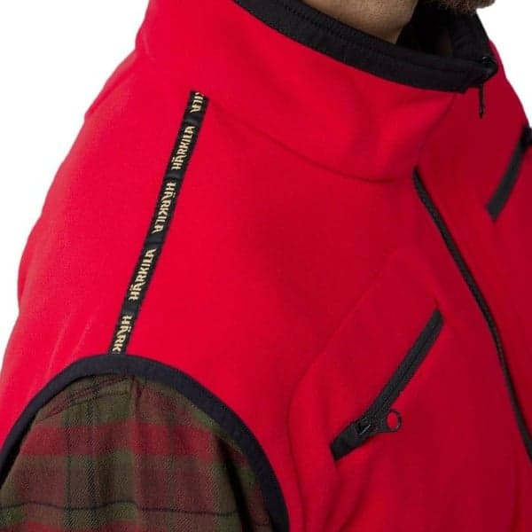 Kamko Fleece Vest liivi, ruskea/punainen, view: 7