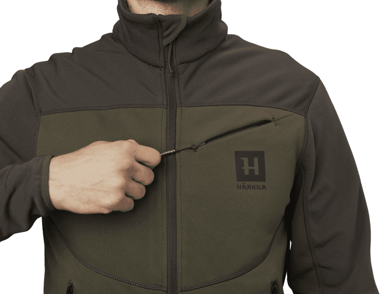 Olaf Fleece Jacket takki, Willow Green/Shadow Grey, view: 3