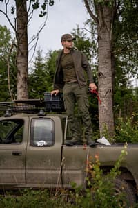 Olaf Fleece Jacket takki, Willow Green/Shadow Grey - view: 5