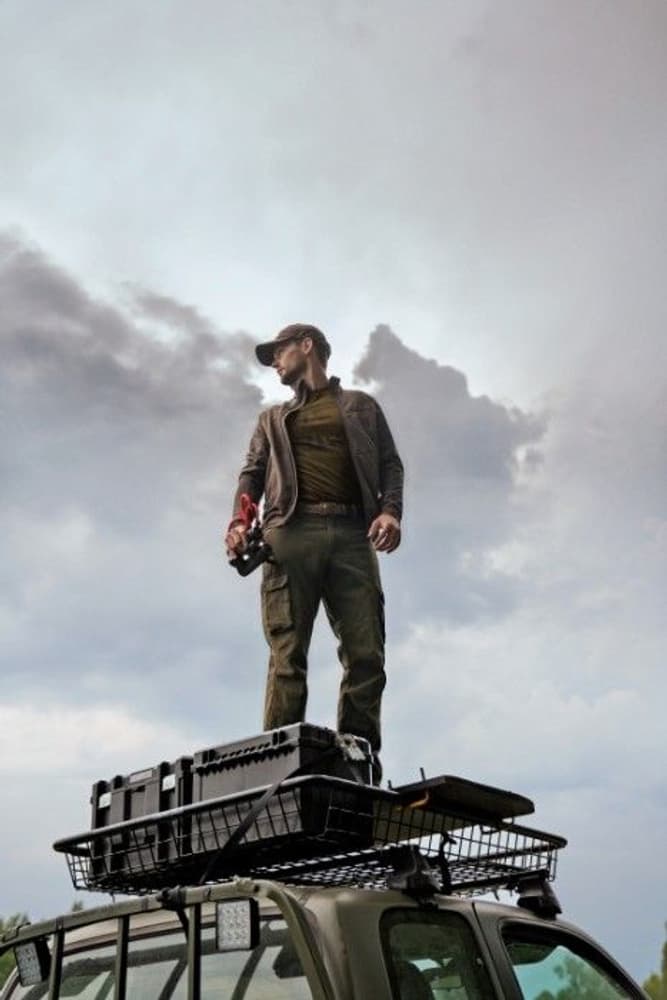 Olaf Fleece Jacket Shadow Brown/Forest Night, view: 5