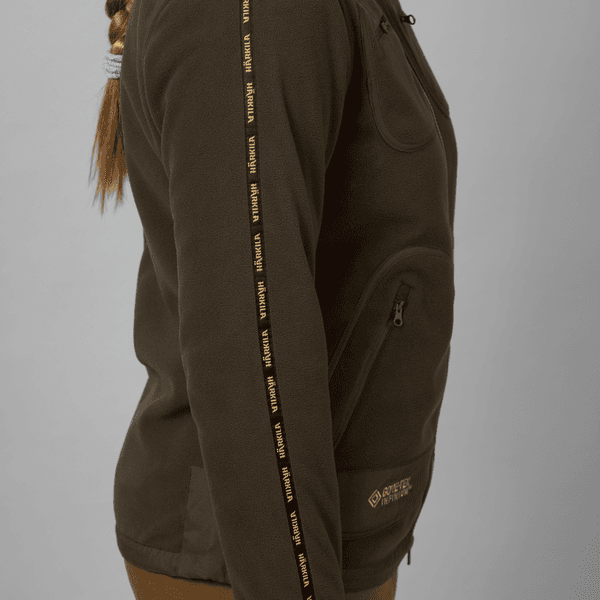 Kamko Fleece Women naisten kääntöfleecetakki, ruskea/punainen, view: 8