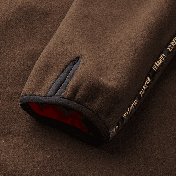 Kamko Fleece Women naisten kääntöfleecetakki, ruskea/punainen, view: 4