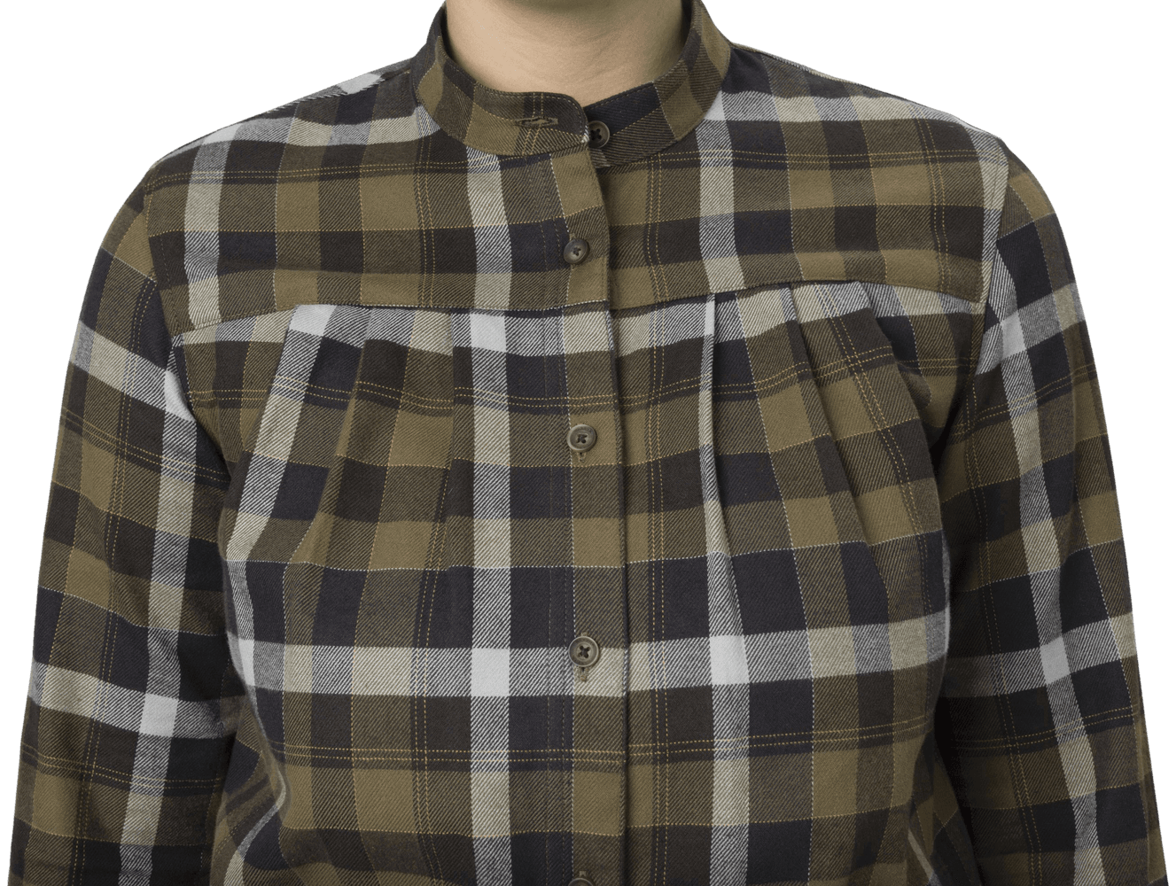 Sigrid Shirt naisten paita, Willow Green/Phantom, view: 2