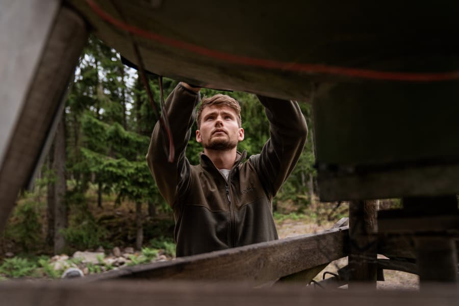 Fjell Fleece Jacket fleecetakki, ruskea, view: 4