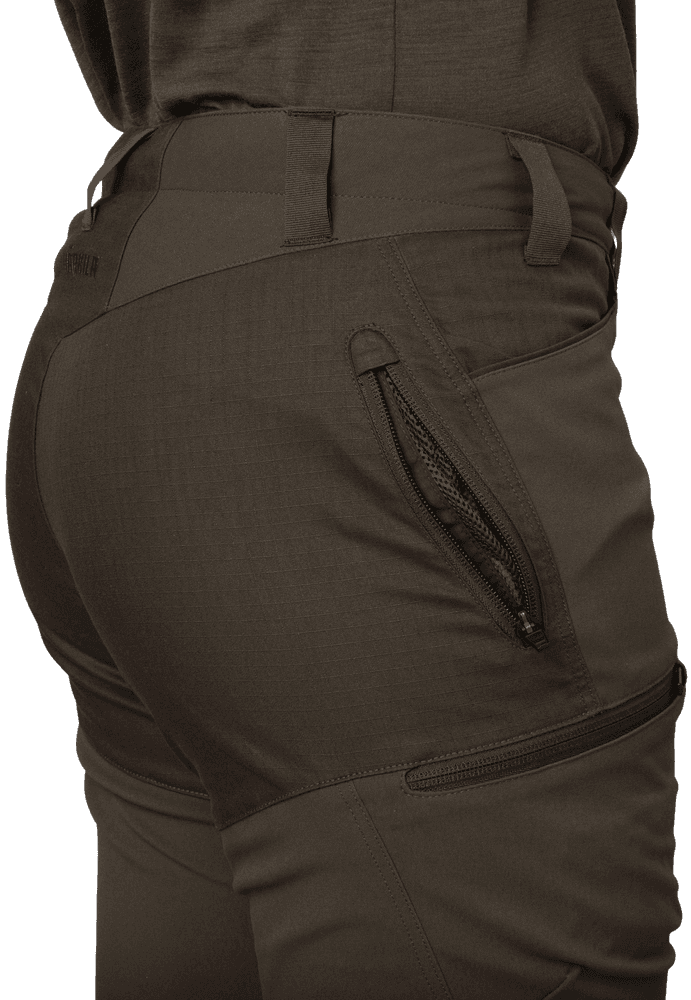 Runa Trouser naisten metsästyshousut, Slate Brown/Willow Green, view: 2