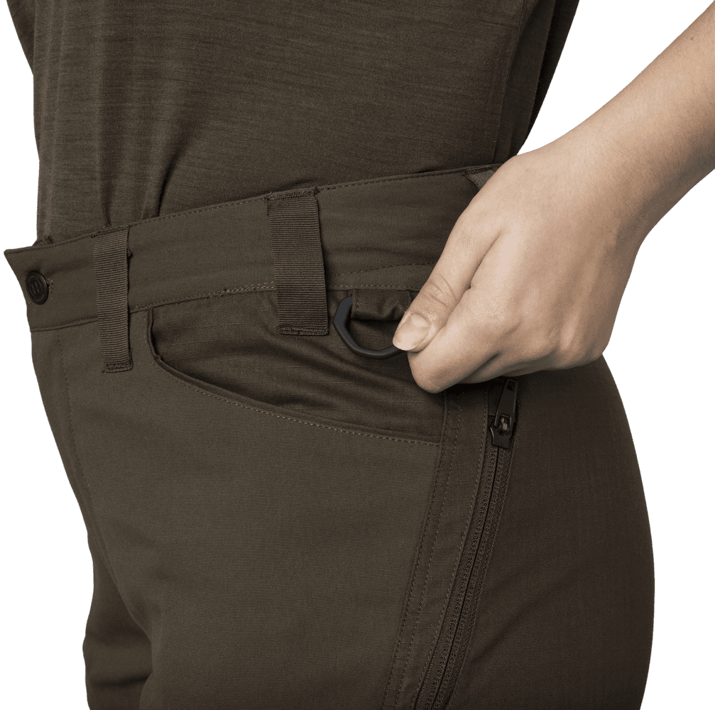 Runa Trouser naisten metsästyshousut, Slate Brown/Willow Green, view: 4