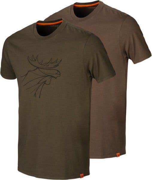 Graphic T-Shirt 2-Pack Willow Green/Slate Brown, view: 0
