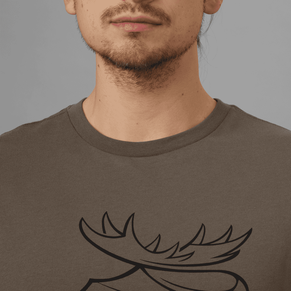 Graphic T-shirt puuvillainen t-paita, 2 kpl, ruskea/harmaa, view: 5