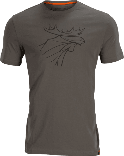 Graphic T-shirt puuvillainen t-paita, 2 kpl, ruskea/harmaa, view: 3