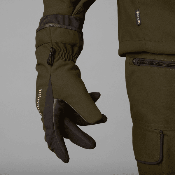 Pro Hunter GTX metsästyskäsineet nahalla, vihreä/ruskea, view: 1