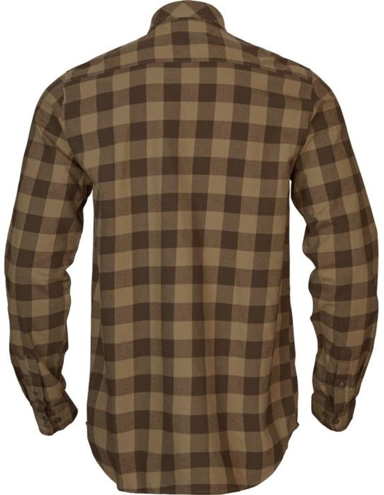 Scandinavian L/S-Shirt Antique Bronze Check, view: 1