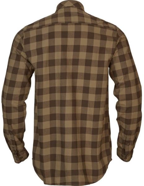 Scandinavian L/S-Shirt Antique Bronze Check, view: 1