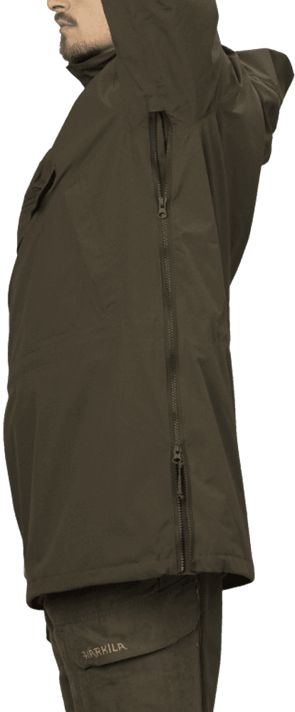 Orton Tech HWS Packable Smock anorakki, tummanvihreä, view: 2