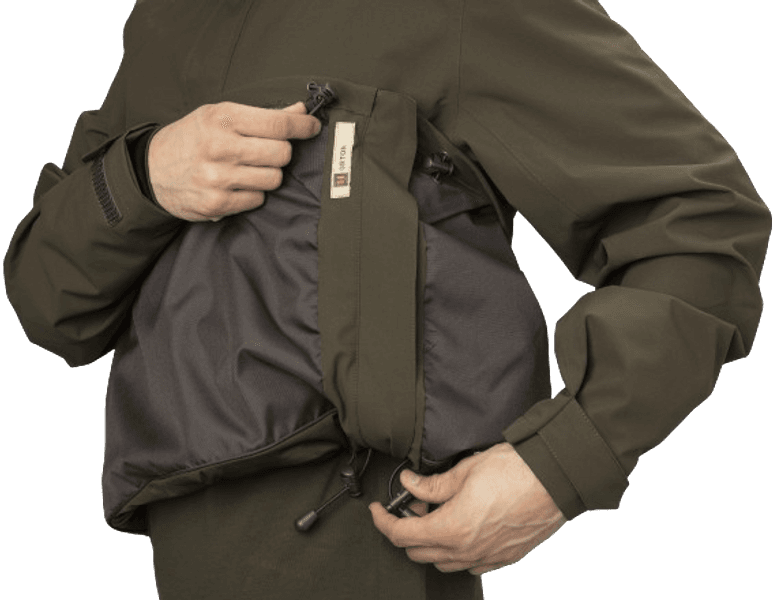 Orton Tech HWS Packable Smock anorakki, tummanvihreä, view: 4