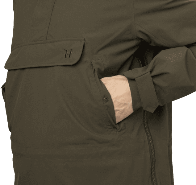 Orton Tech HWS Packable Smock anorakki, tummanvihreä, view: 3