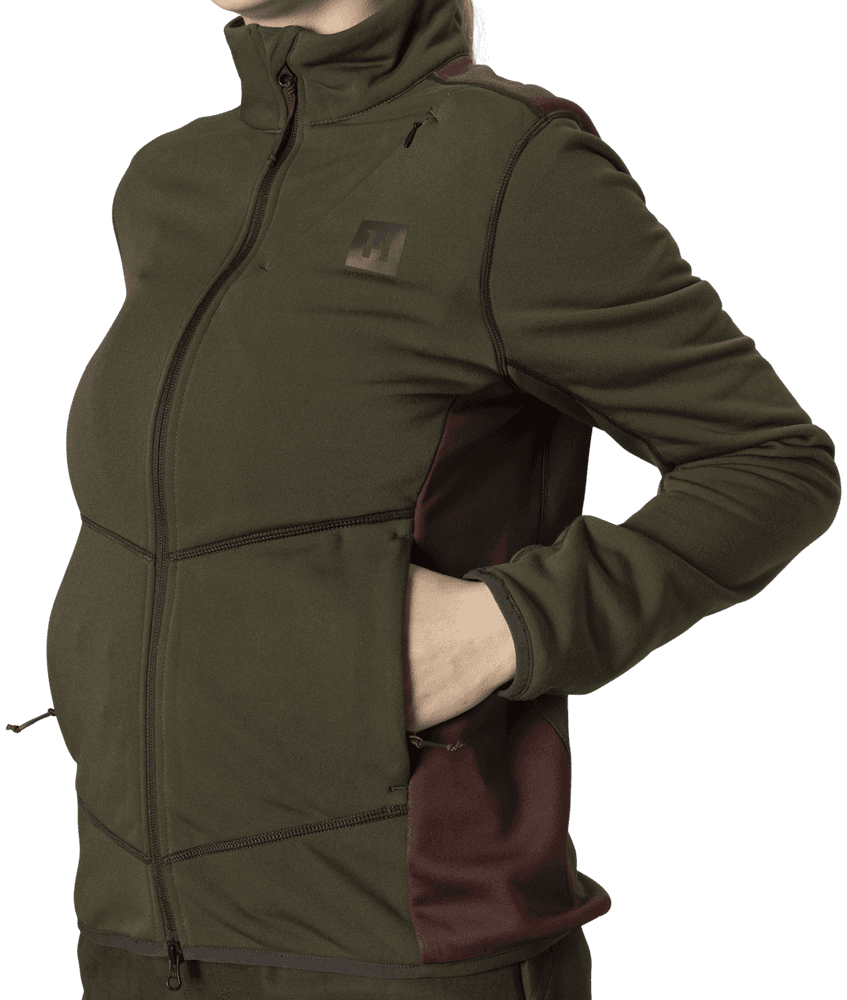 Oda Fleece Jacket naisten fleecetakki, Willow Green, view: 2