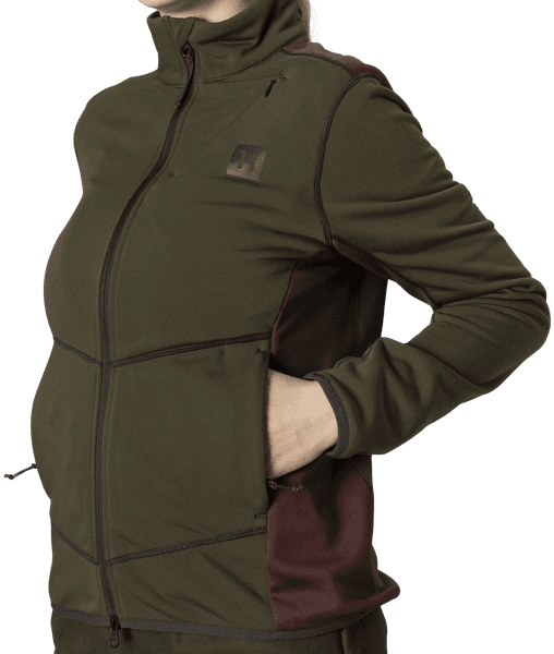 Oda Fleece Jacket naisten fleecetakki, Willow Green, view: 2