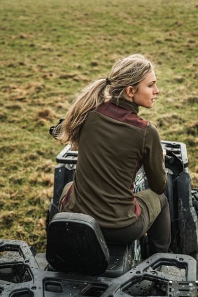 Oda Fleece Jacket naisten fleecetakki, Willow Green, view: 6