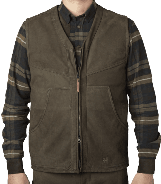 Pro Hunter Leather Vest metsästysliivi, Willow Green, view: 3
