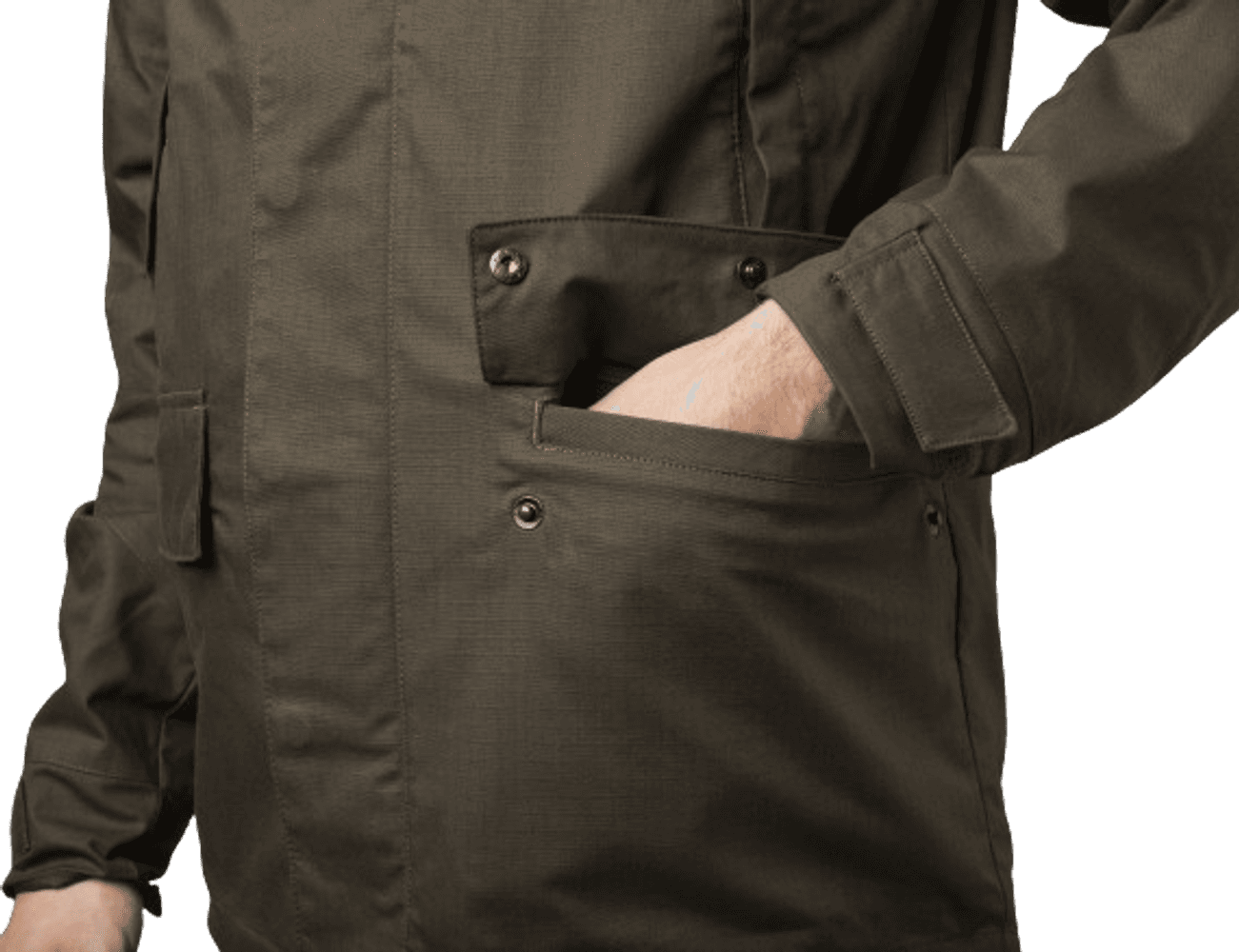 Nordic Hunter HWS Jacket metsästystakki, tummanvihreä, view: 6