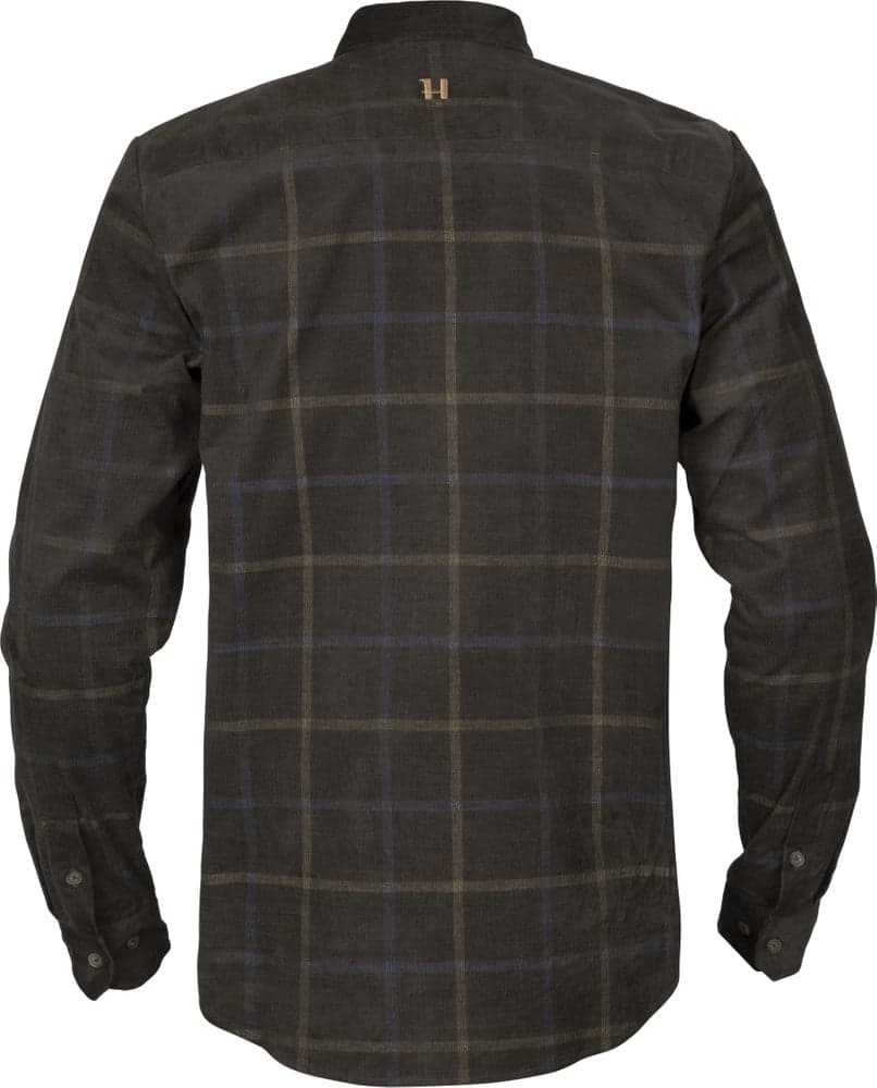 Kaldfjord Corduroy Check Shirt kauluspaita, ruskea, view: 1