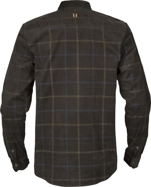 Kaldfjord Corduroy Check Shirt kauluspaita, ruskea, view: 1