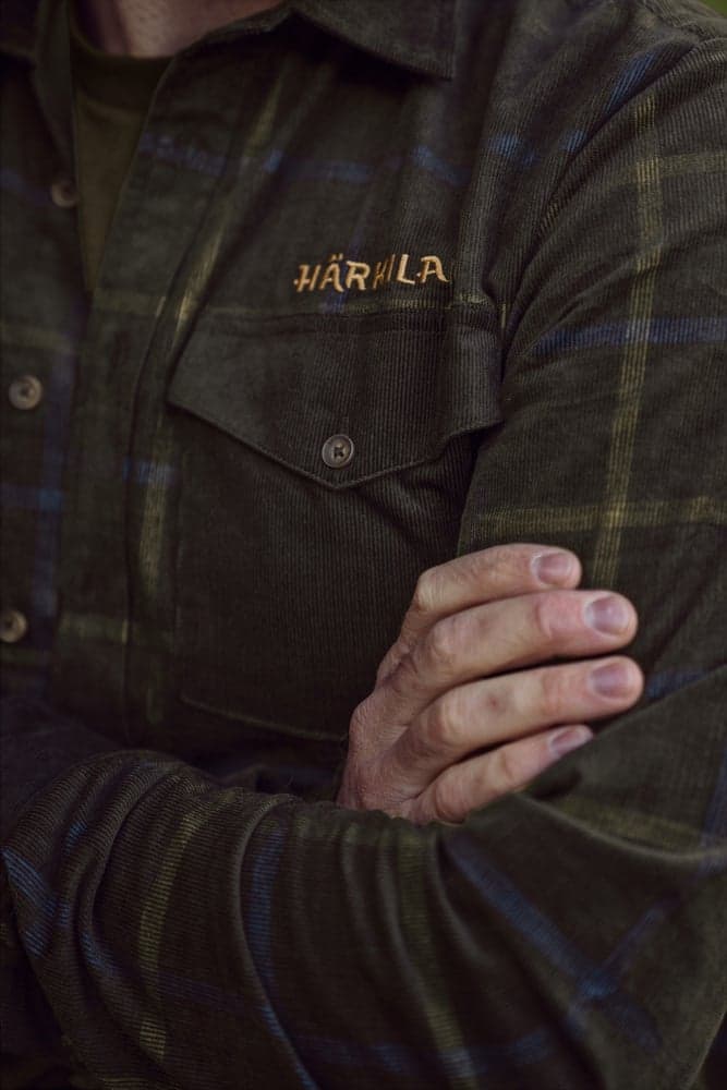 Kaldfjord Corduroy Check Shirt kauluspaita, ruskea, view: 3