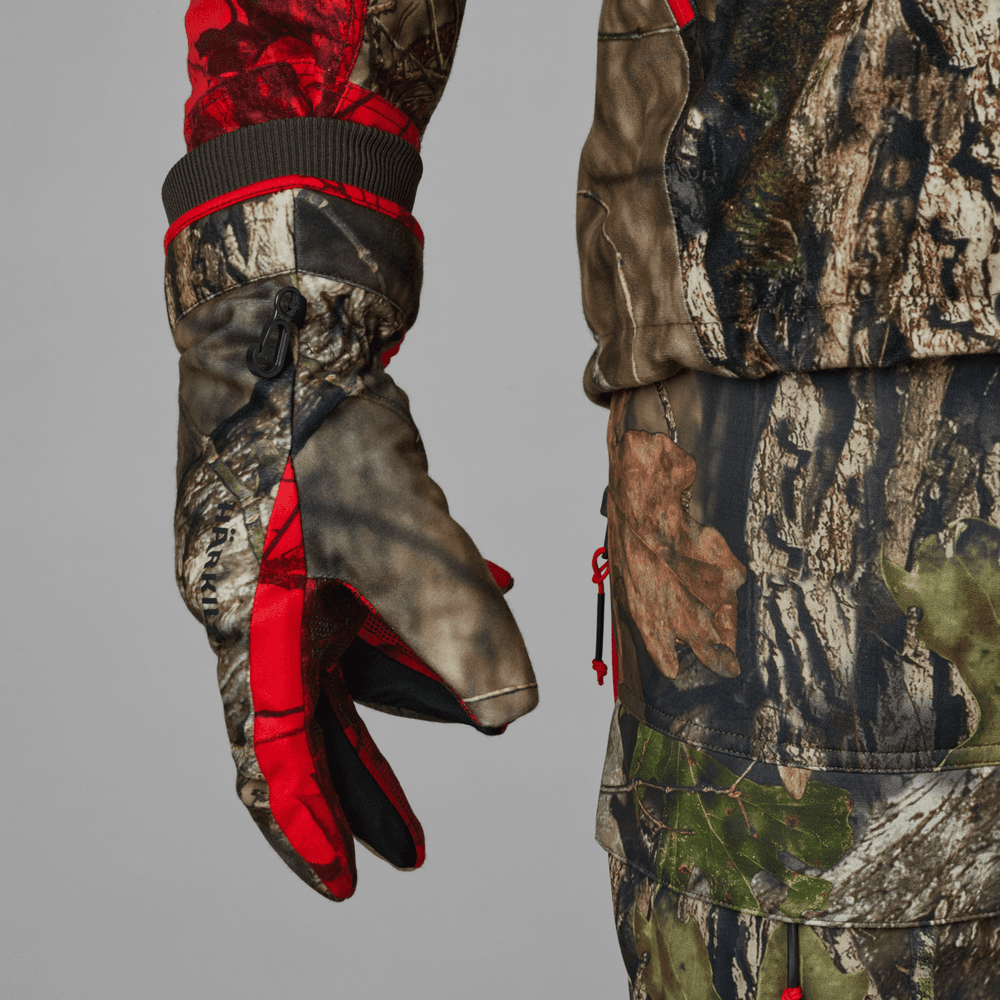 Moose Hunter 2.0 GTX metsästyskäsineet MossyOak Break-Up, camo/punainen, view: 1