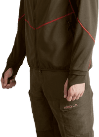 Scandinavian Fleece Jacket fleecetakki, vihreä/ruskea/oranssi - view: 3