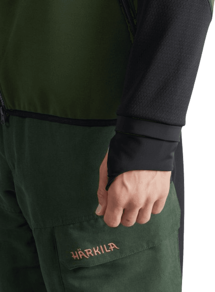 Scandinavian Fleece Jacket fleecetakki, vihreä/musta, view: 3