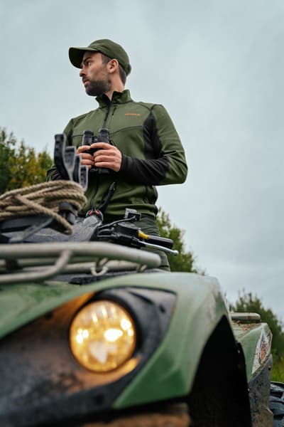 Scandinavian Fleece Jacket fleecetakki, vihreä/musta, view: 6