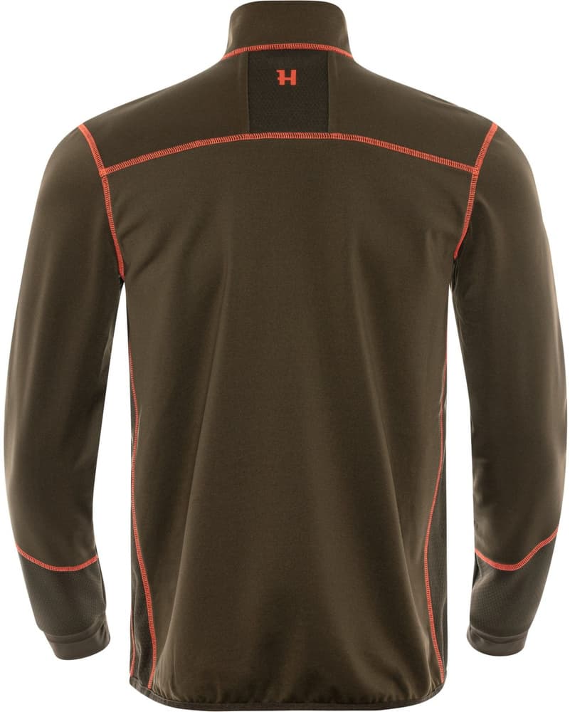 Scandinavian Fleece Jacket fleecetakki, vihreä/ruskea/oranssi, view: 1