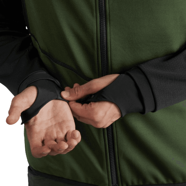 Scandinavian Fleece Jacket fleecetakki, vihreä/musta, view: 4