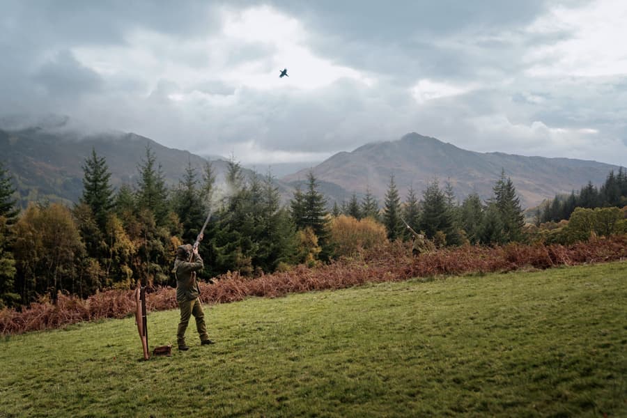 Rannoch HWS Shooting Jacket ampumatakki, Willow Green, view: 8