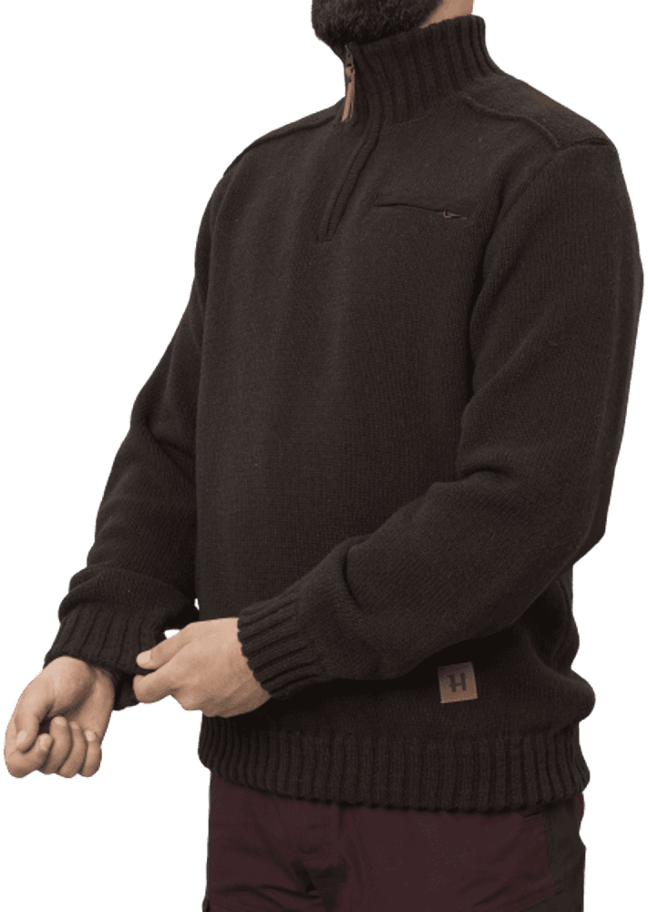 Annaboda 2.0 HSP Knit Pullover neulepusero, tummanruskea, view: 2