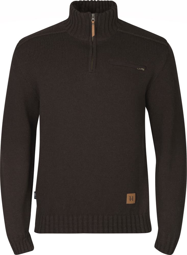 Annaboda 2.0 HSP Knit Pullover neulepusero, tummanruskea, view: 0