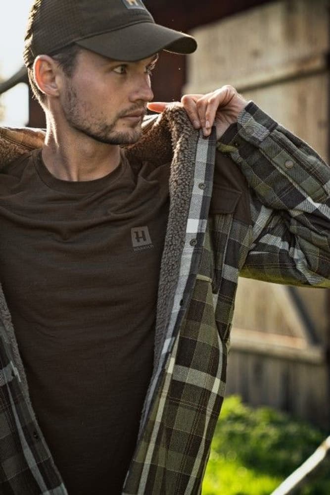 Asmund Insulated Wool Shirt paita, Willow Green/Phantom, view: 5