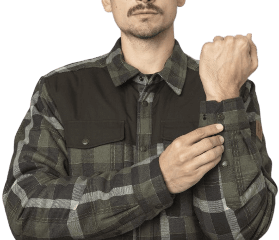 Asmund Insulated Wool Shirt paita, Willow Green/Phantom, view: 2