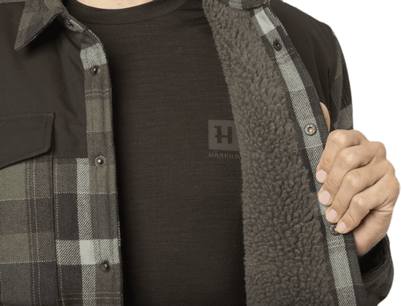 Asmund Insulated Wool Shirt paita, Willow Green/Phantom, view: 4